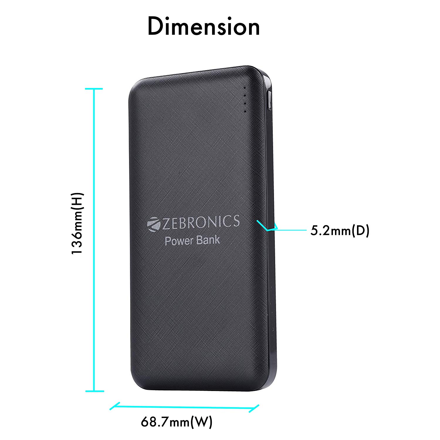 ZEBRONICS MC 10000S MAH POWERBANK