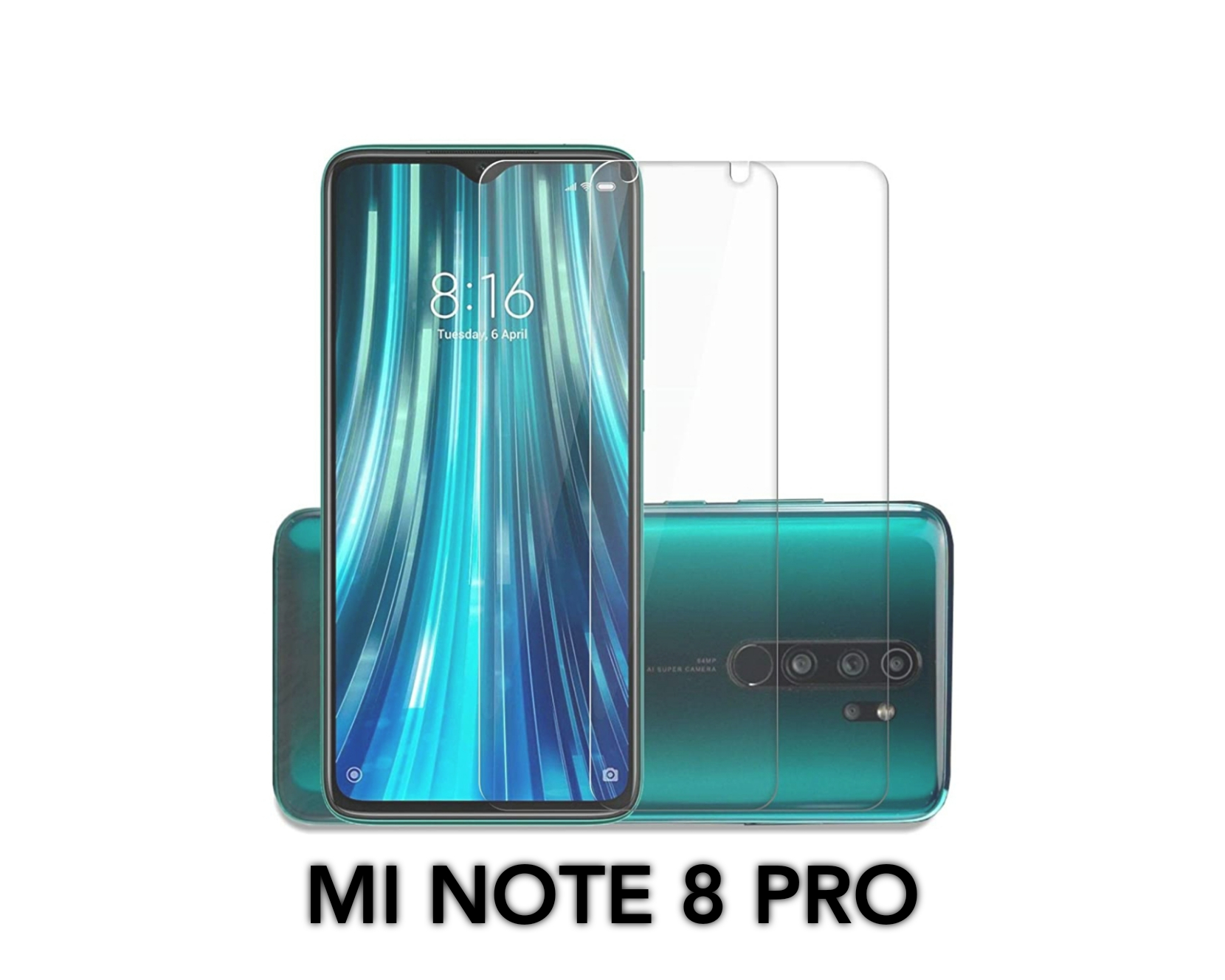 MI NOTE 8 PRO NORMAL TEMPERED GLASS