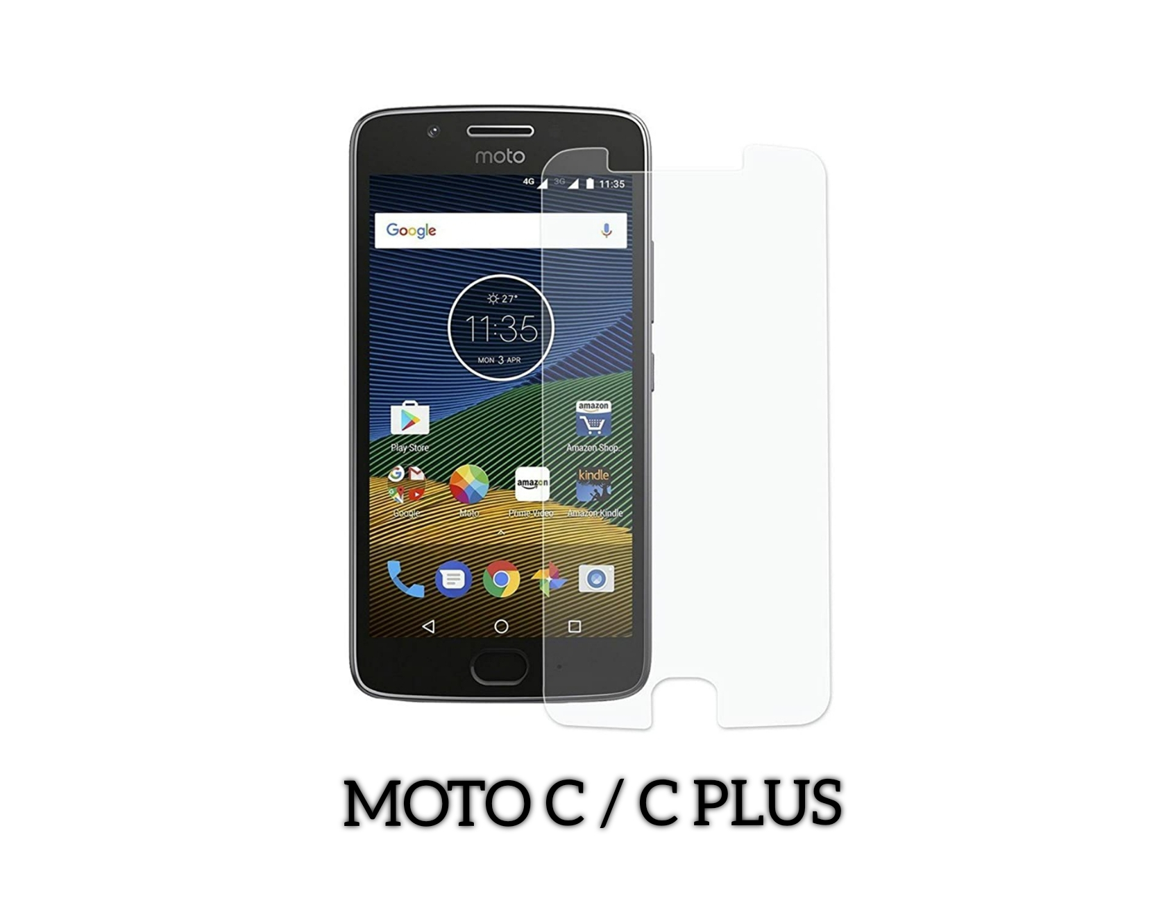 MOTO C / C PLUS NORMAL TEMPERED GLASS