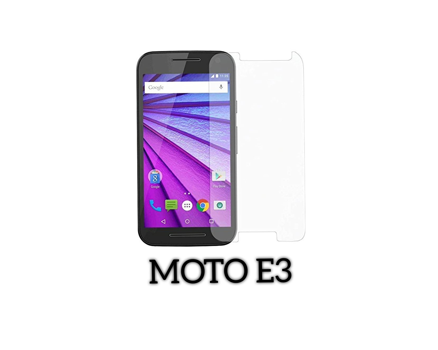 MOTO E3 NORMAL TEMPERED GLASS