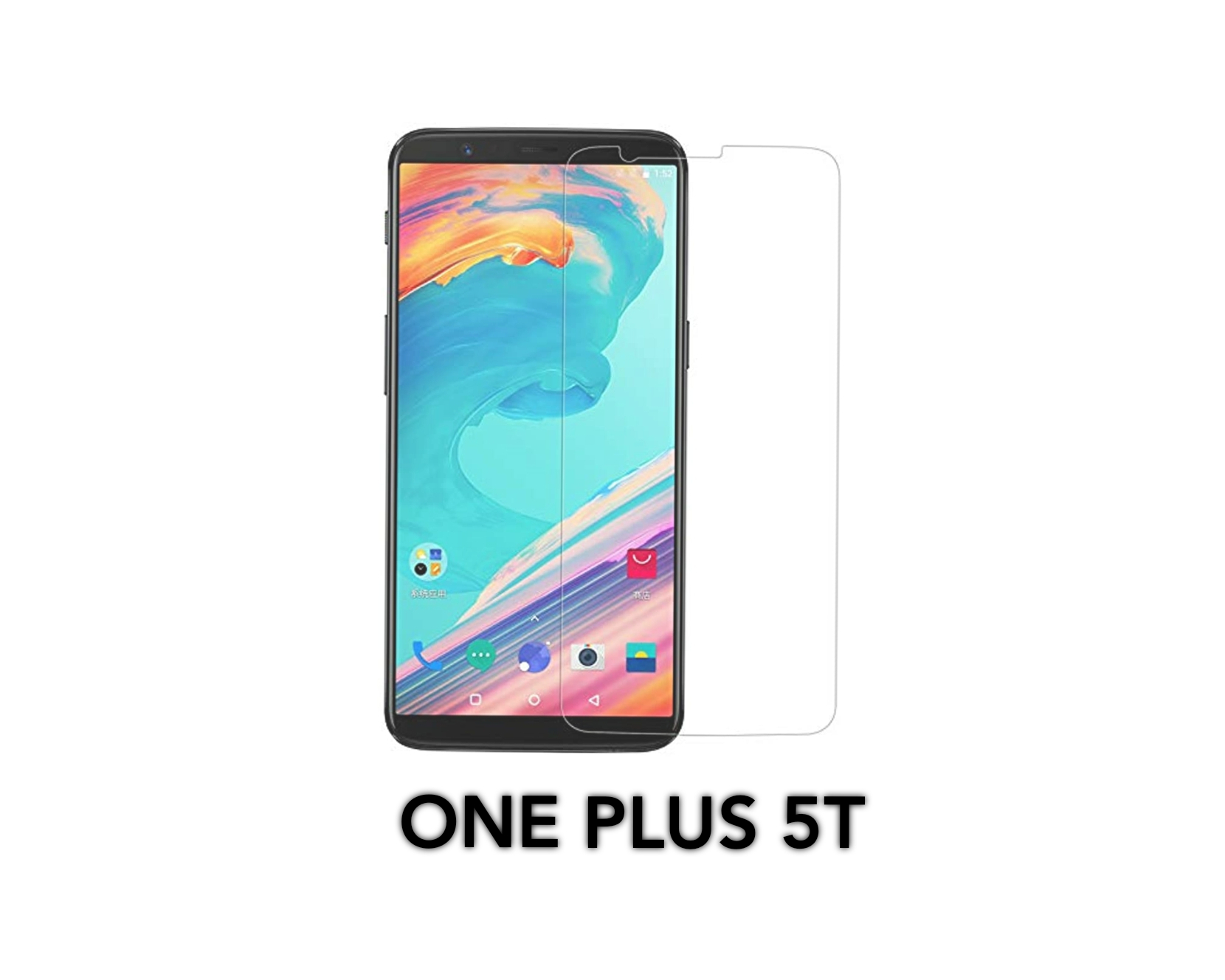 ONE PLUS 5T NORMAL TEMPERED GLASS