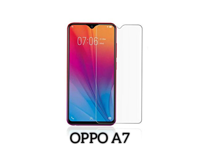 OPPO A7 NORMAL TEMPERED GLASS