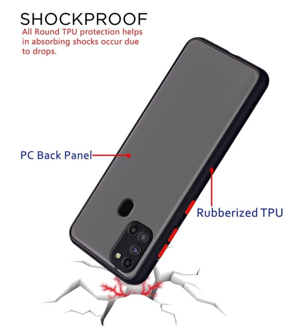 SAMSUNG GALAXY A21S SMOKE BACKCASE - Image 4