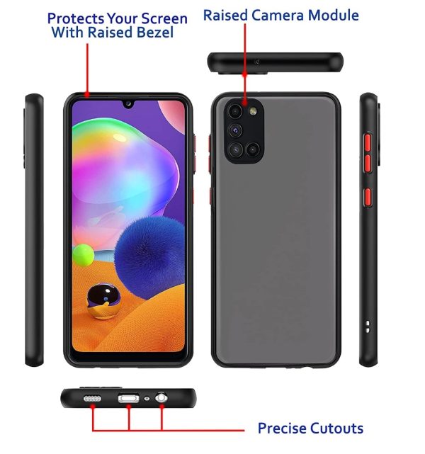 SAMSUNG GALAXY A31 SMOKE BACK CASE - Image 2