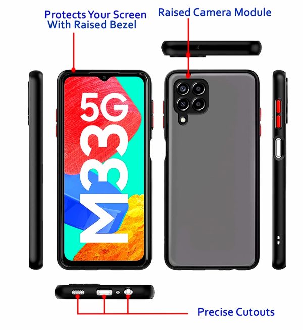 SAMSUNG GALAXY M33 SMOKE BACK CASE - Image 5