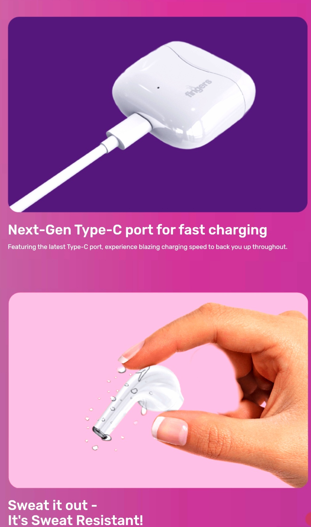 Fingers Go Tango TWS Earbuds - Image 8