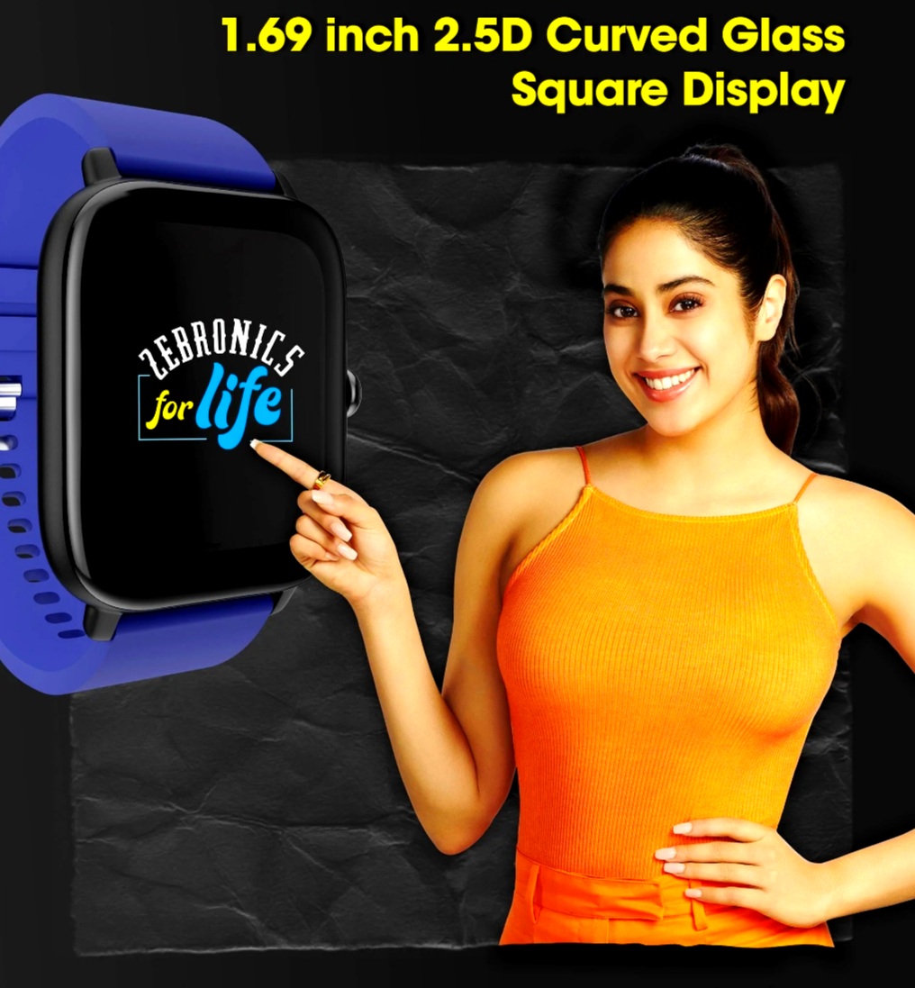 Zebronics Drip Smart Watch with Call Functions ( BLACK COLOR - UNISEX ) - Image 2