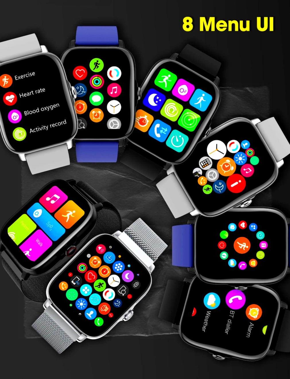 Zebronics Drip Smart Watch with Call Functions ( BLACK COLOR - UNISEX ) - Image 8