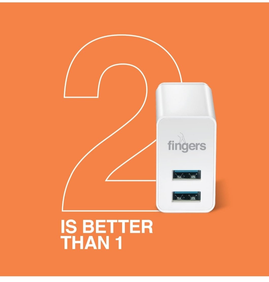 FINGERS PA0503A DUAL MOBILE CHARGER ADAPTER - Image 3