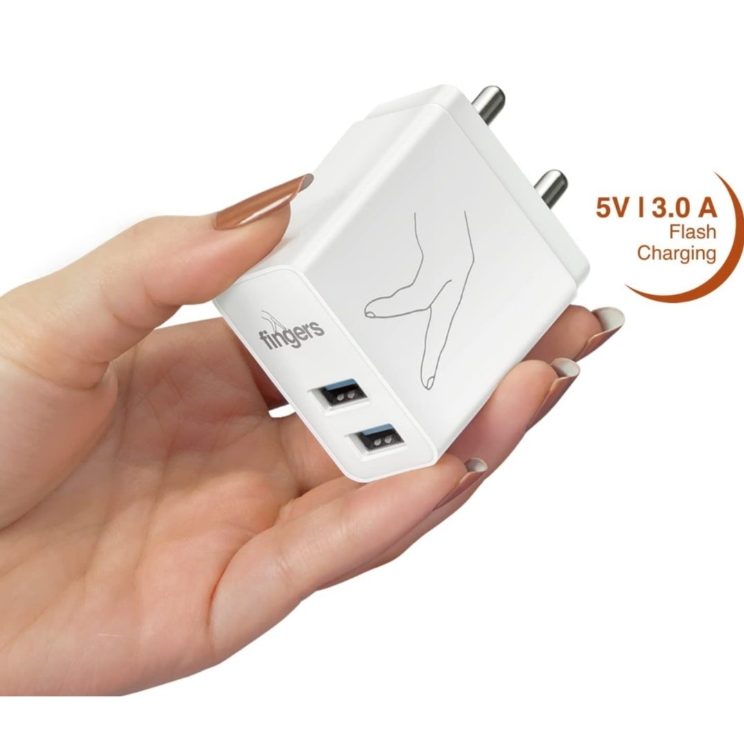 FINGERS PA0503A DUAL MOBILE CHARGER ADAPTER