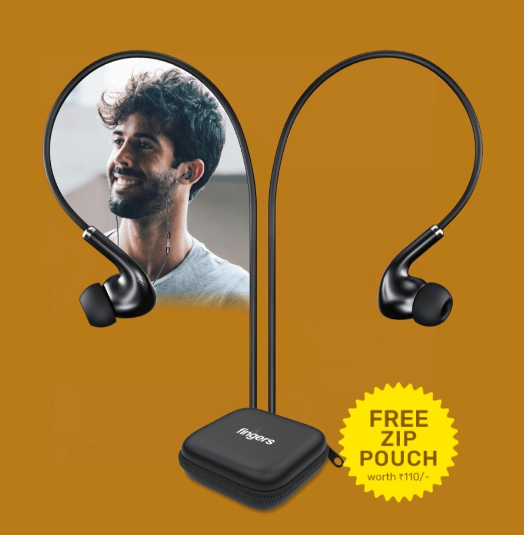 FINGERS EARPHONE AUDIO POP- C - Image 6