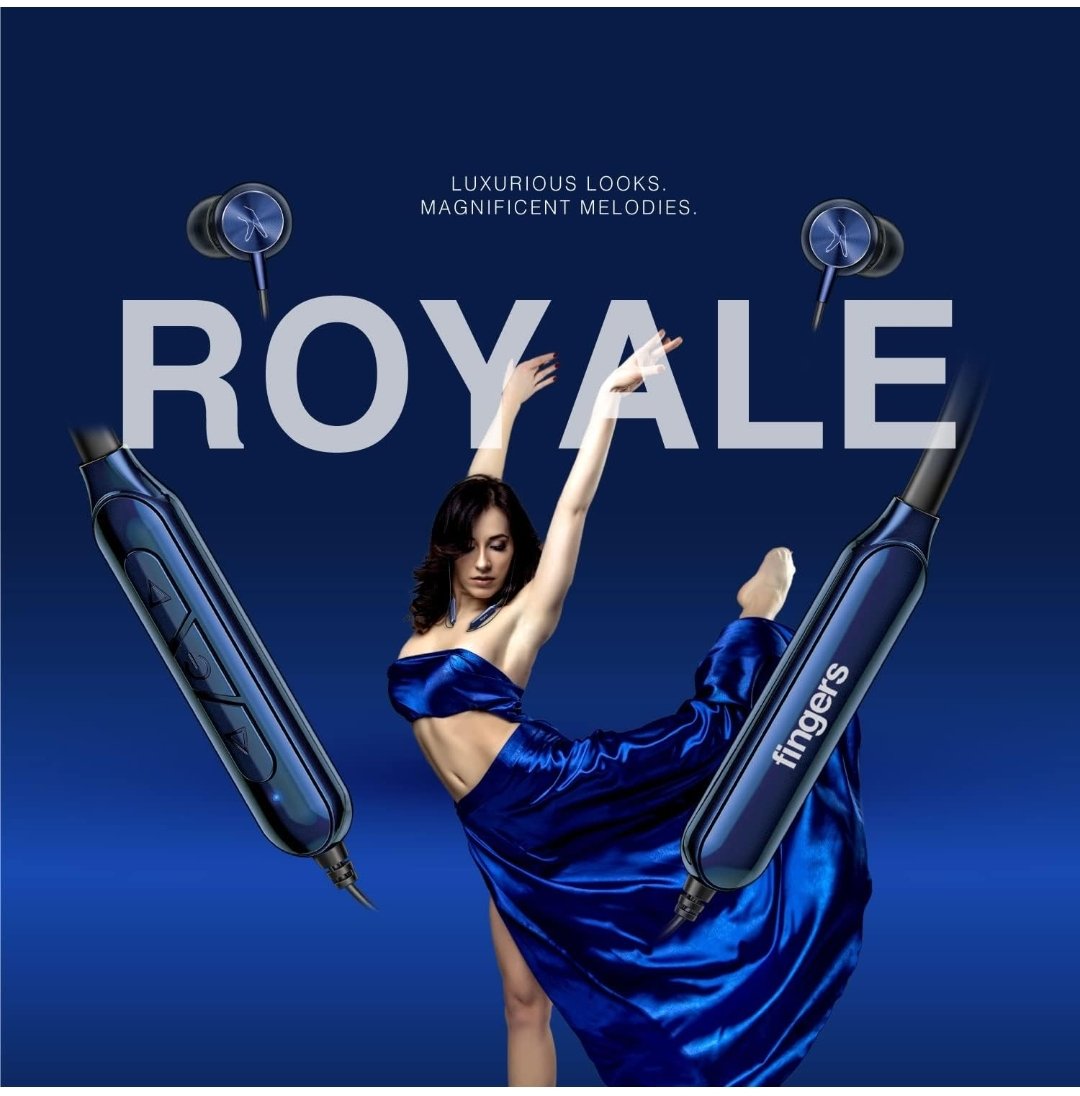 FINGERS FC-ROYALE WIRELESS NECKBAND EARPHONE - Image 2