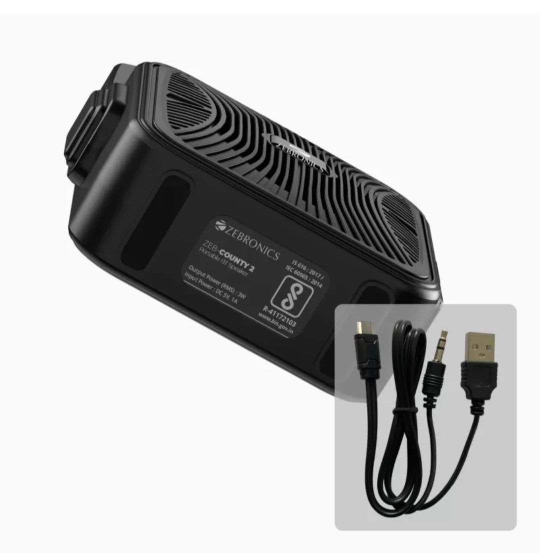 ZEBRONICS BLUETOOTH SPEAKER COUNTY 2 - Image 2
