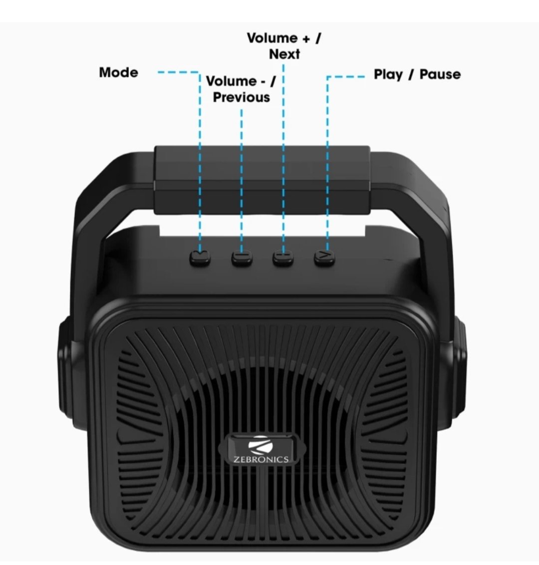 ZEBRONICS BLUETOOTH SPEAKER COUNTY 2 - Image 3