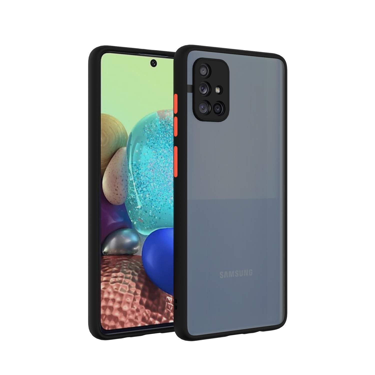 Samsung M51 smoke back case