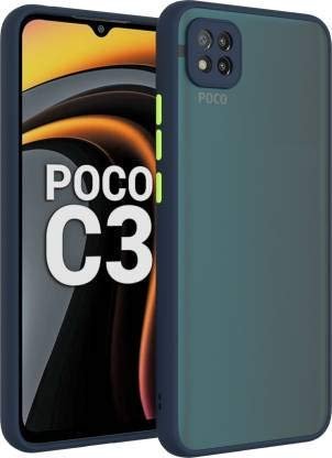 Poco c3 smoke back case