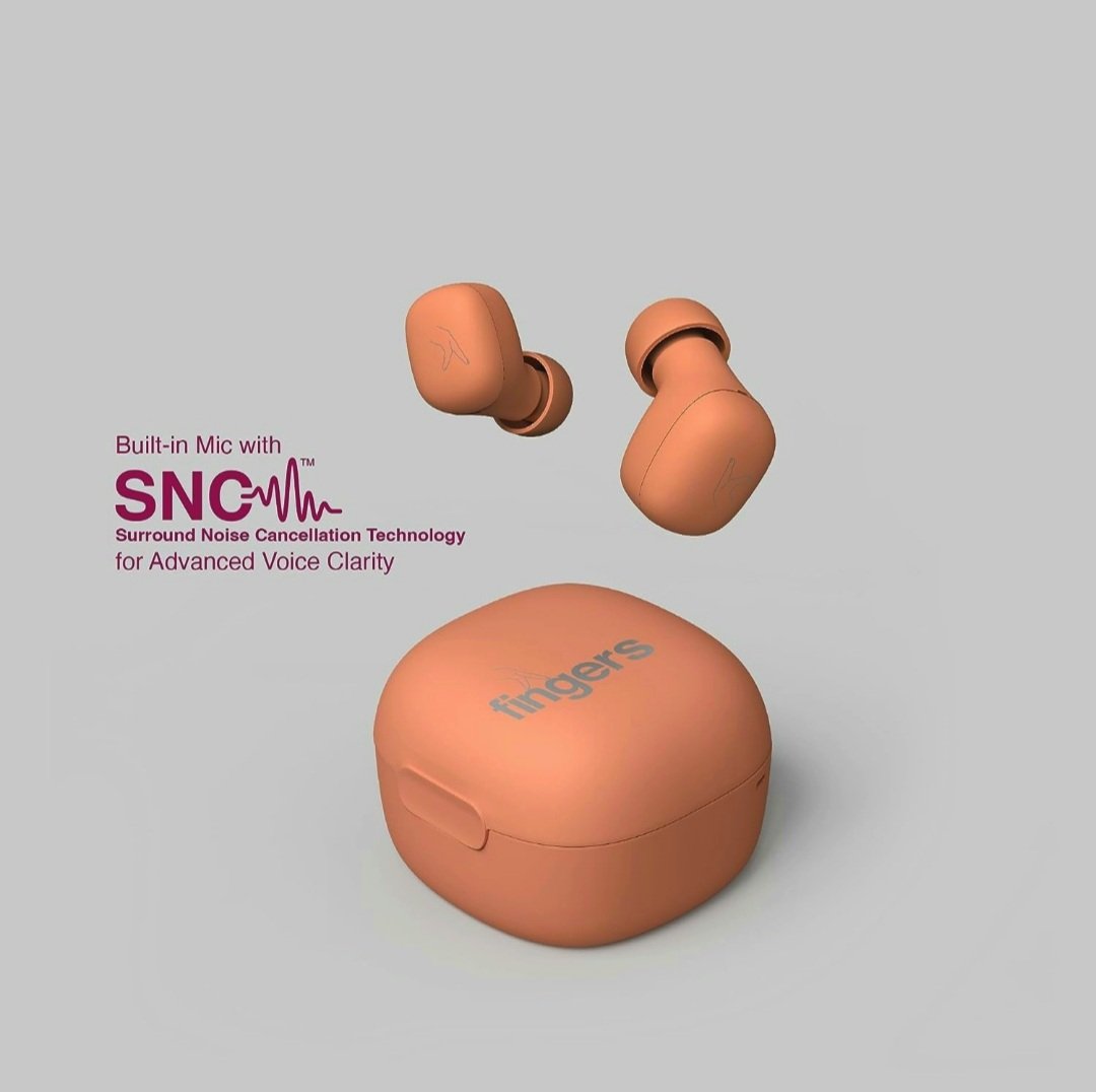 FINGERS SIZE ZERO EARBUDS SUNSET PEACH - Image 3