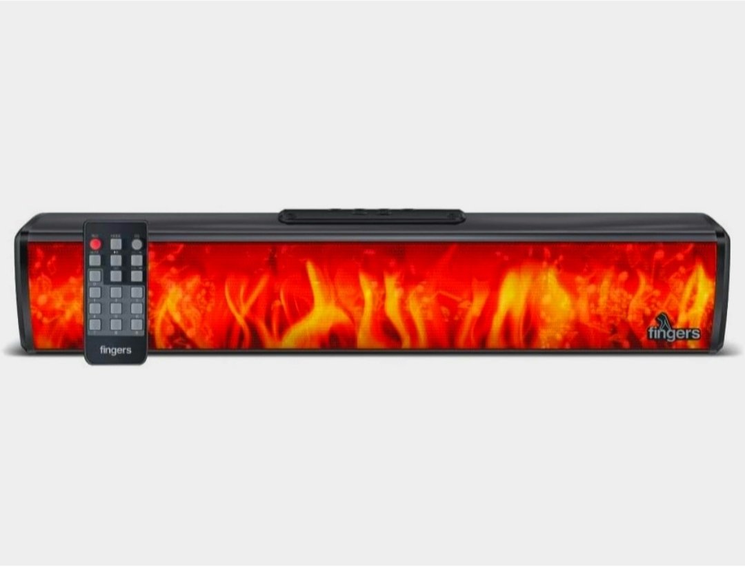 FINGERS PORTABLE RGB SOUND FLAME SPEAKER