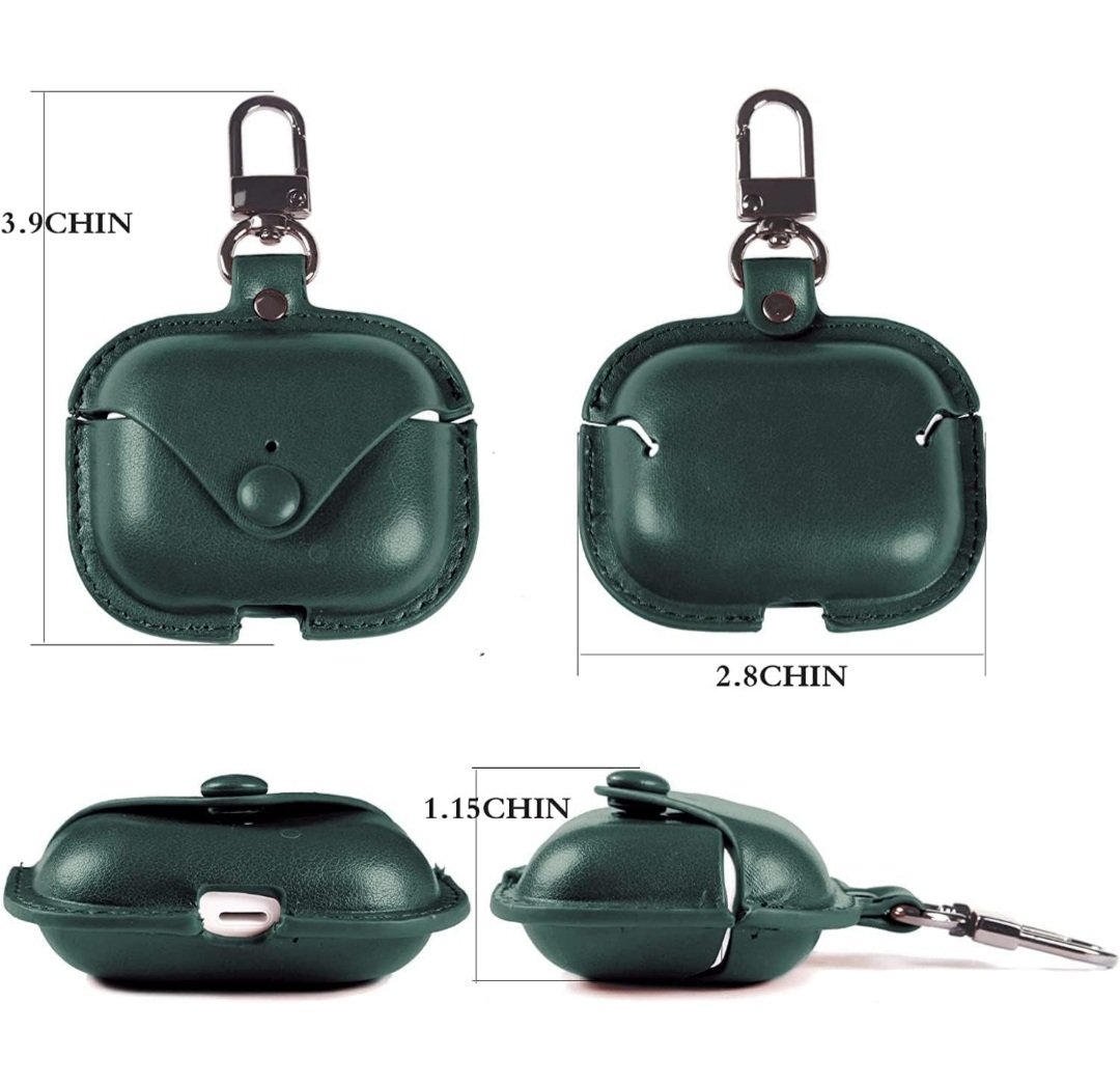 Leather Case Only Compatible with Boat Airdopes 141 & Boat Airdopes 148- (Only Cover- Green) - Image 3