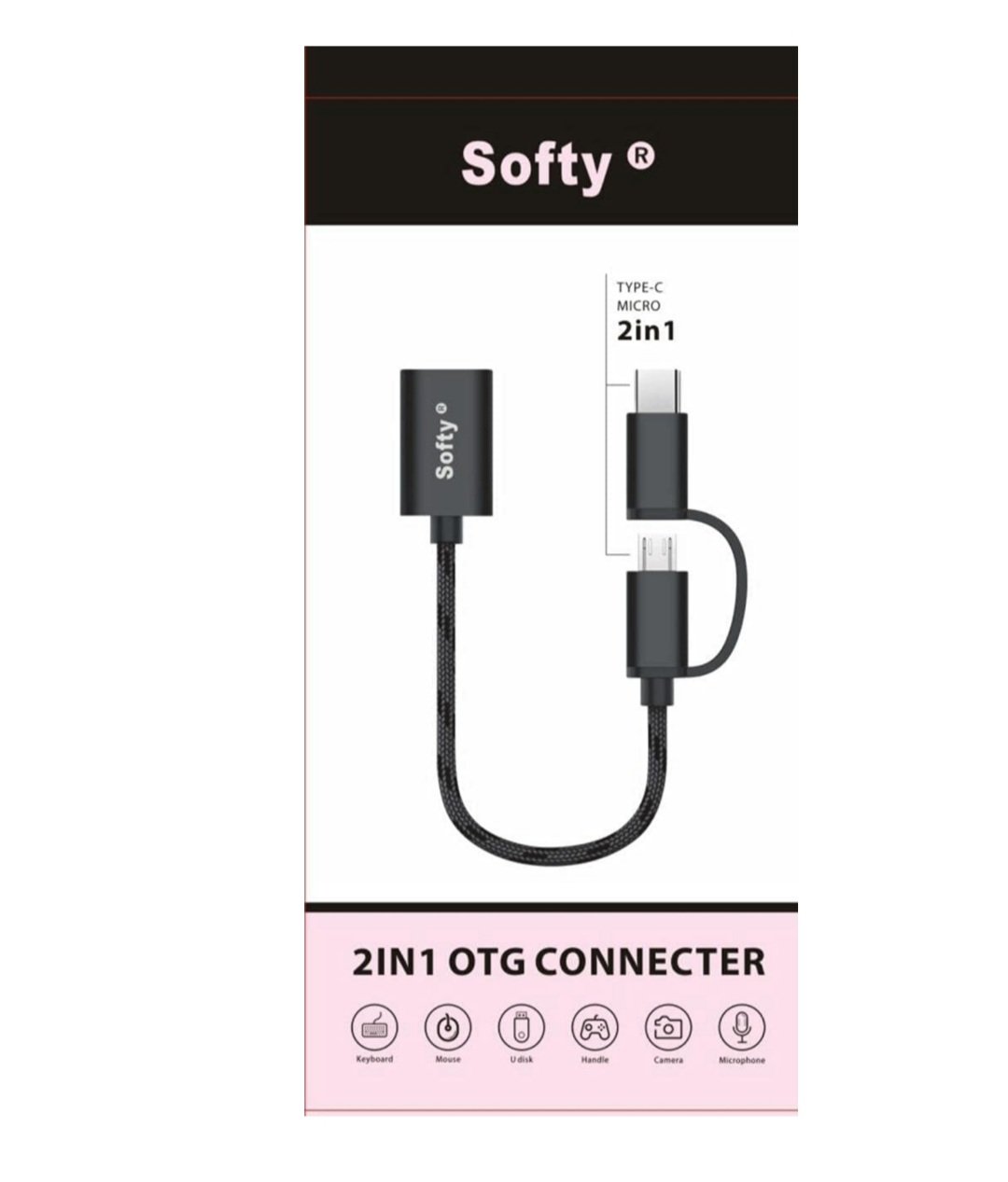 SOFTY 2IN1 MICRO USB AND TYPE C OTG CONNECTOR - Image 4