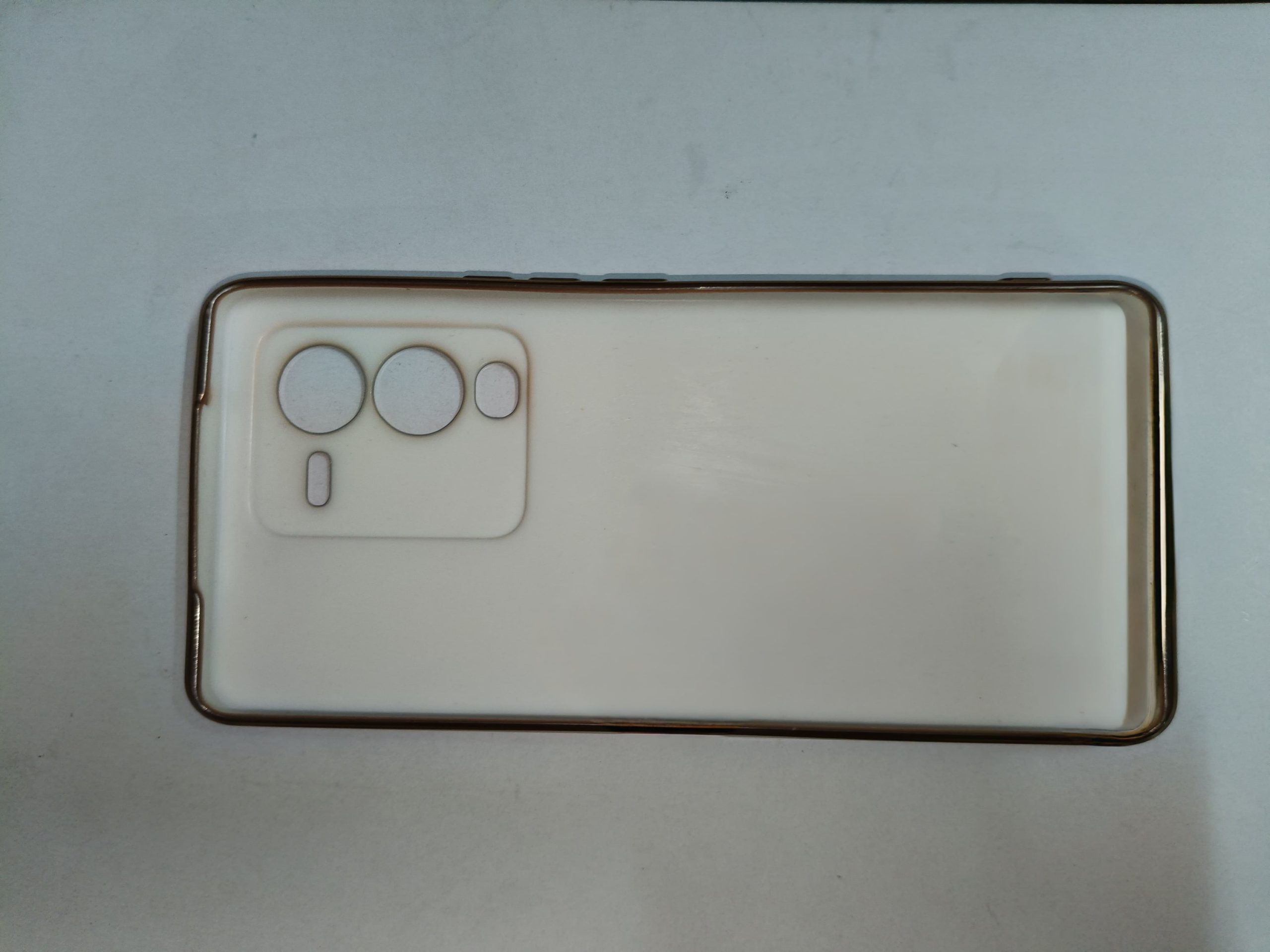 VIVO V25 CHROME BACKCASE(Blue and White) - Image 4