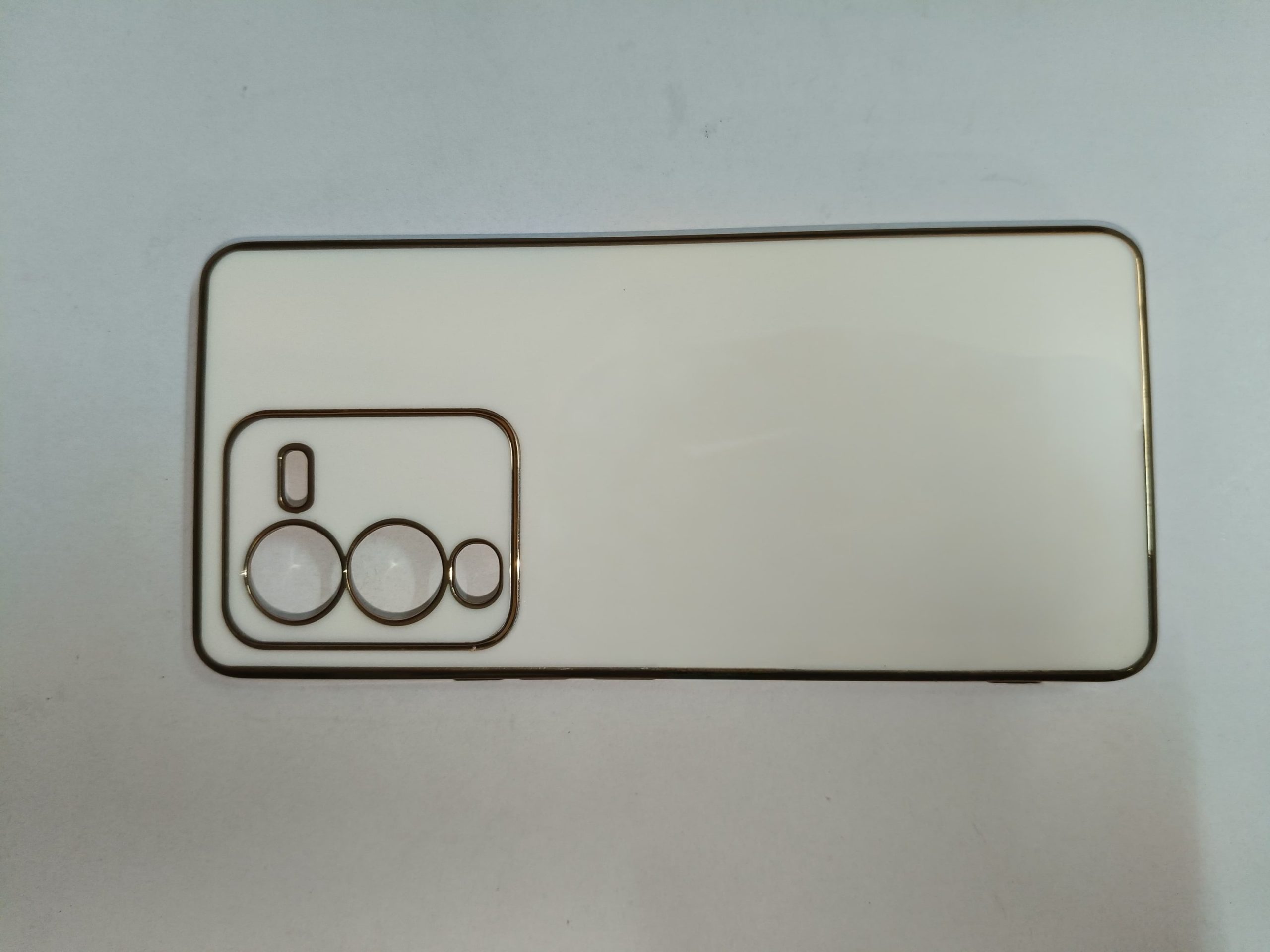 VIVO V25 CHROME BACKCASE(Blue and White) - Image 3