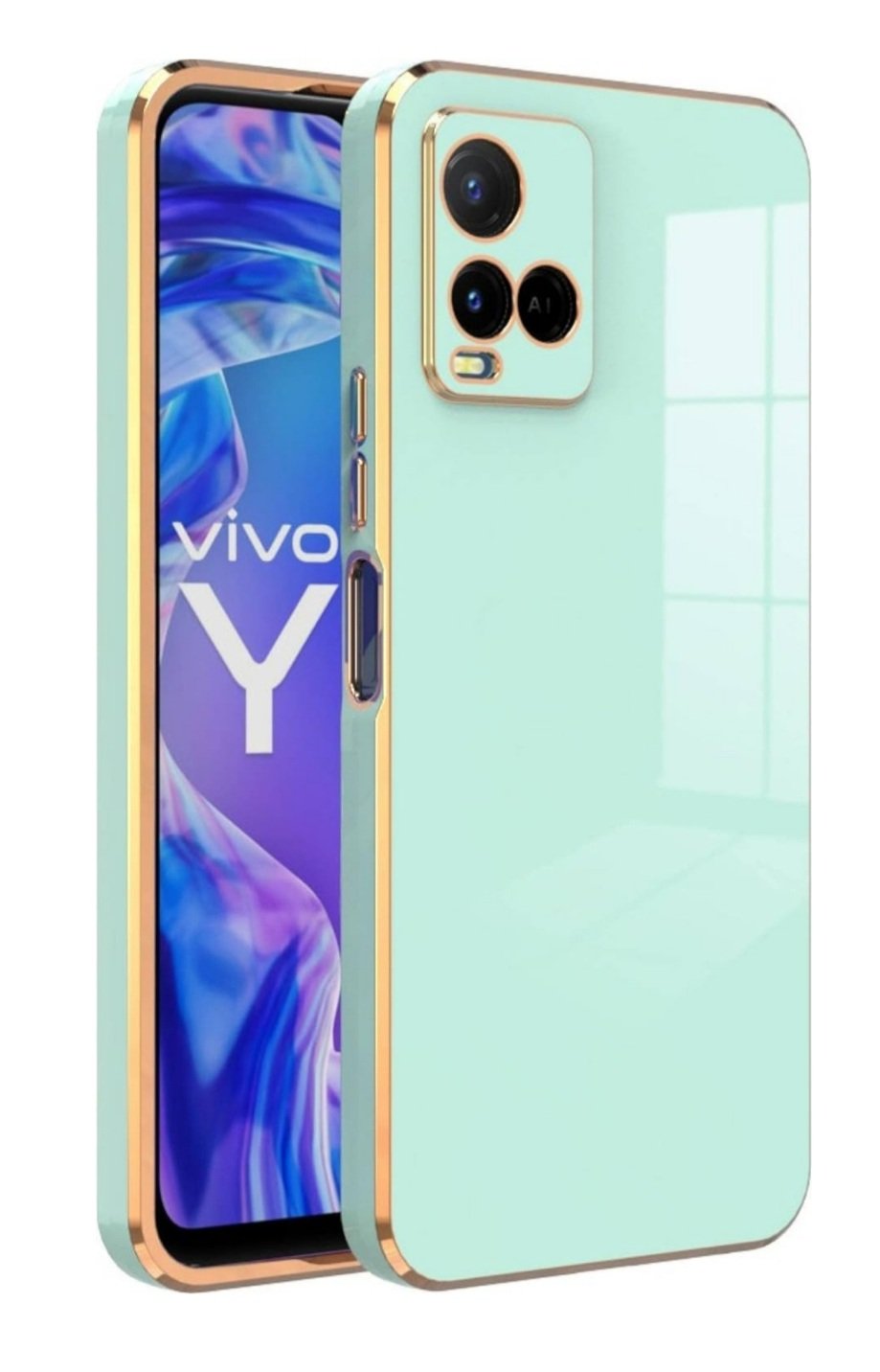 VIVO Y21 CHROME BACKCASE - Image 2
